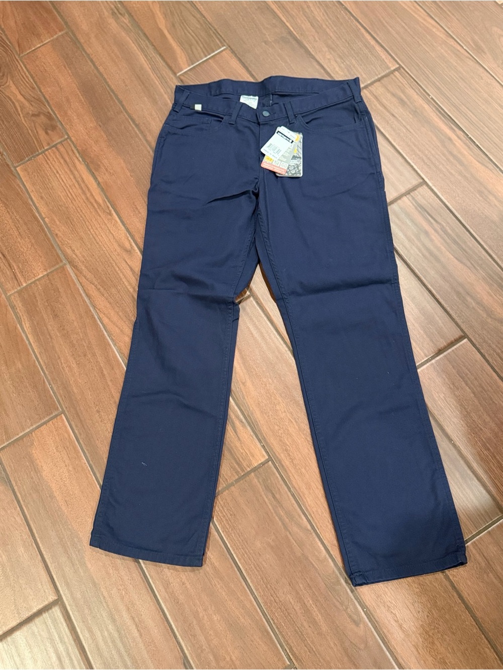 NEW Carhartt Women’s Flame Resistant Rugged Flex Canvas Pant Original Fit 14 REG